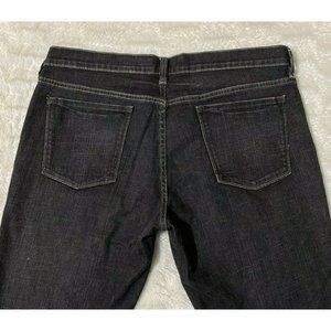 OLD NAVY Womens Bootcut Black JEANS SIZE 14 R 35x31 Msrd